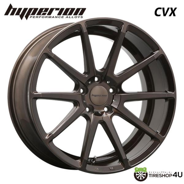 HYPERION CVX 19x9.5J 5/114.3 +45 GBC グロスブロンズクリアー 新...