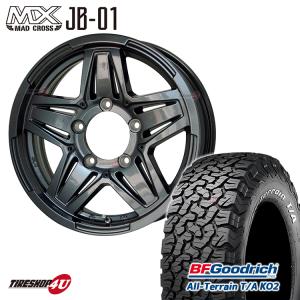 タイヤホイール4本セット MAD CROSS JB-01 15x6.0J 5/139.7 +0 GM BFGoodrich All-Terrain T/A KO2 235/75R15 104/101S RWL