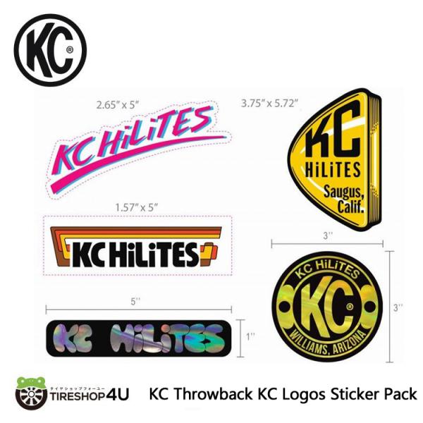 KC HiLiTES Throwback KC Logos Sticker Pack ステッカー セ...
