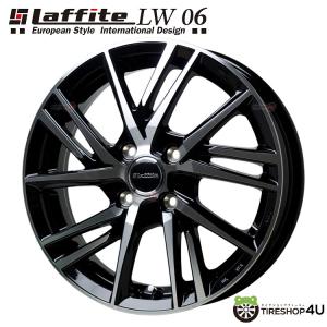 Laffite LW-06 17x6.5J 4/100 +45 BK/P ブラックポリッシュの商品画像