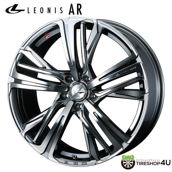 LEONIS AR 18インチ 18x7.0J 5/114.3 +55 BMCMC ブラックメタルコ...