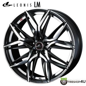 LEONIS LM 19インチ 19x8.0J 5/114.3 +50 PBMC パールブラック/ミラーカットの商品画像