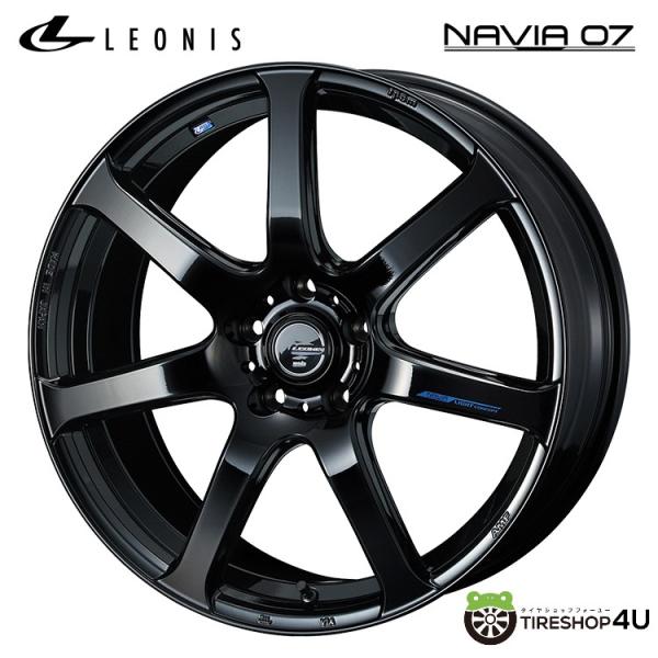 LEONIS NAVIA 07 17インチ 17x7.0J 5/114.3 +47 PBK プレミア...