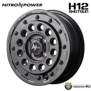 NITRO POWER H12 SHOTGUN 15x5.0J 4/100 +45 BBK バレルブラックの商品画像