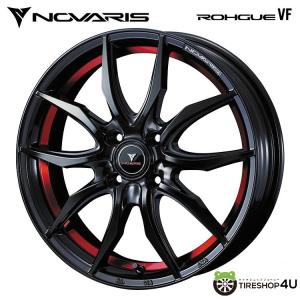 NOVARIS ROHGUE VF 14x4.5J 4/100 +45 PB/R ピアノブラック/レッドラインの商品画像