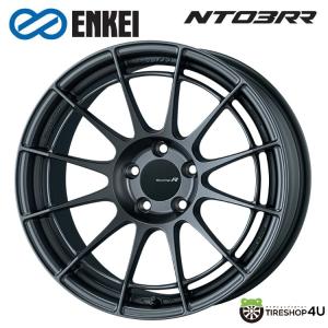 4本購入で送料無料 ENKEI Racing Revolution NT03RR 18インチ 18x10.5J 5/114.3 +25 MDG マットダークガンメタリック 新品ホイール1本価格 【代引き不可】