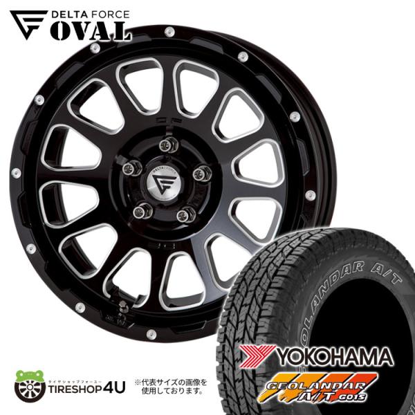 タイヤホイール4本セット DELTA FORCE OVAL 16x7.0J 5/114.3 +35 ...