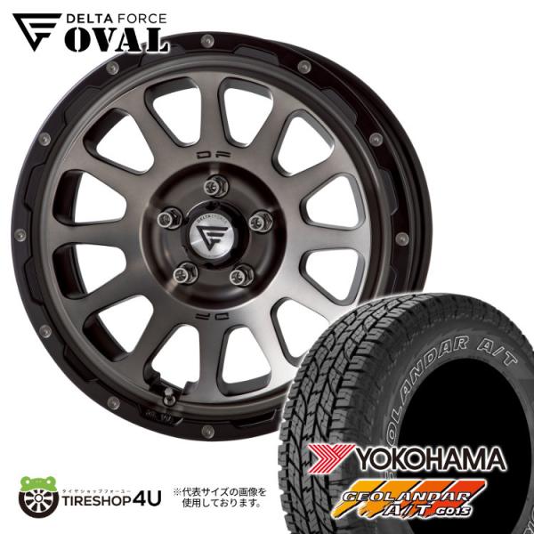 タイヤホイール4本セット DELTA FORCE OVAL 16x7.0J 5/114.3 +35 ...