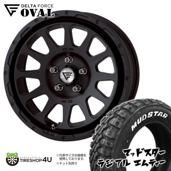 タイヤホイール4本セット DELTA FORCE OVAL 16x7.0J 5/114.3 +35 ...