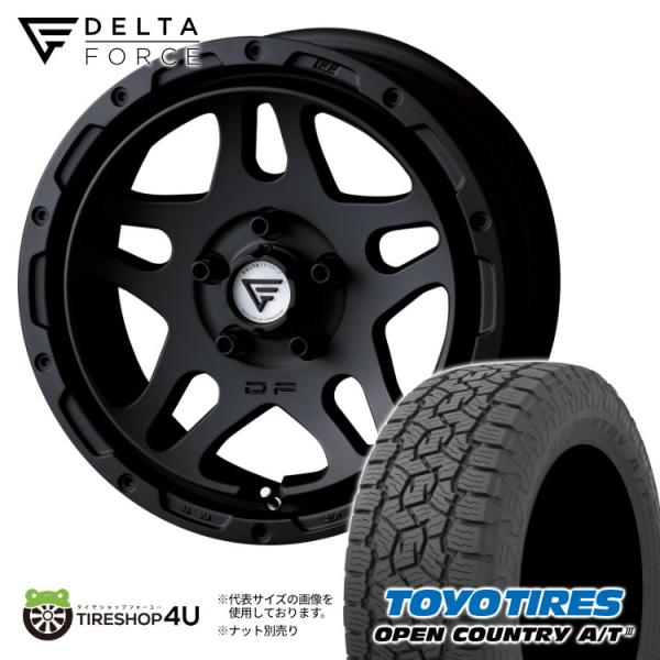 タイヤホイール4本セット DELTA FORCE OVERLANDER 16x7.0J 5/114....