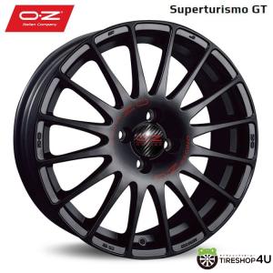 OZ SUPERTURISMO GT 16インチ 16x7.0J 4/100 +42 MB マットブラック 新品ホイール1本価格 【代引き不可】｜2tireshop4u