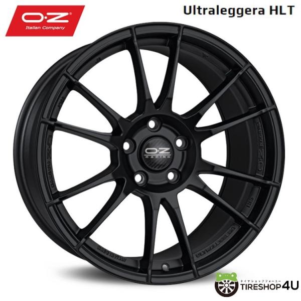 OZ ULTRALEGGERA HLT 19インチ 19x8.5J 5/130 +53 MB マット...