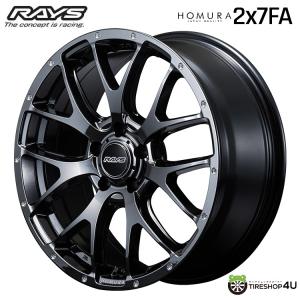 RAYS HOMURA 2X7FA 18x7.5J 5/100 +50 YNL ブラッククロームコーティング 新品ホイール1本価格 【代引き不可】｜2tireshop4u