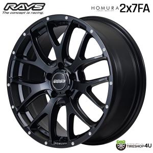 RAYS HOMURA 2X7FA 18x7.5J 5/114.3 +38 BOL セミグロスブラック 新品ホイール1本価格 【代引き不可】｜2tireshop4u