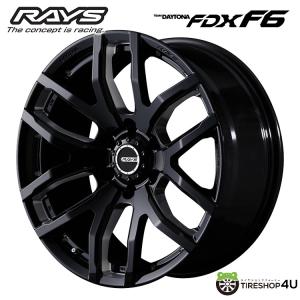 RAYS TEAM DAYTONA FDX F6 18x8.0J 6/139.7 +20 B8 ブラックマシニングの商品画像