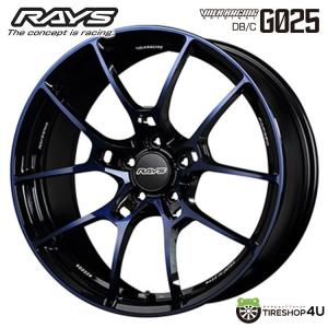 RAYS VOLK RACING G025 18x8.0J 5/100 +45 LD ダークブルー/DC 新品ホイール1本価格 【代引き不可】