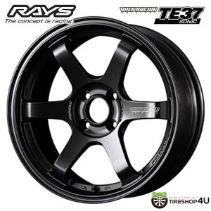 RAYS VOLK RACING TE37 SONIC 15x6.0J 4/100 +42 MM ダイヤモンドダークガンメタ 新品ホイール1本価格 【代引き不可】｜2tireshop4u