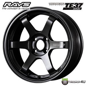 TE37レイズ 16インチ 8j 4穴114.3 RAYS TE37V 16インチ 8J +25 PCD100 4穴 ホイールの通販 by