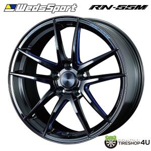 Weds Sport RN-55M 18インチ 8.5+45 114.3 4本 WEDS（ウェッズ） 4本購入で送料無料 Weds Sport RN-55M RN55M 19x10
