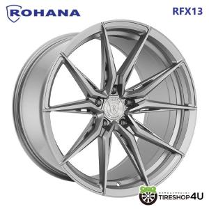 ROHANA RFX13 20インチ 20x10.0J 5/112 +45 HUB:66.56 BT ブラッシュドチタニウム 新品ホイール1本価格 【代引き不可】｜2tireshop4u