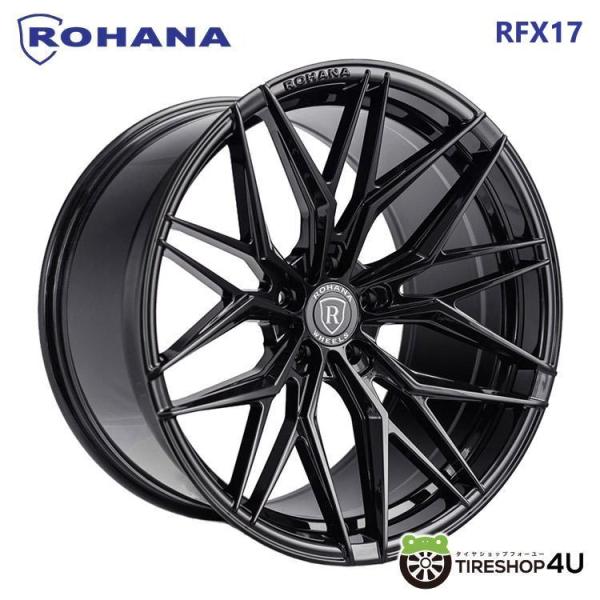 ROHANA RFX17 19インチ 19x9.5J 5/112 +30 GB グロスブラック 新品...