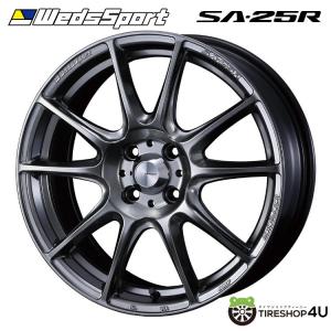 Weds Sport SA-25R SA25R 15インチ 15x6.0J 4/100 +48 PSB プラチナシルバーブラックの商品画像