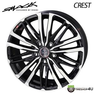 SMACK CREST 18x7.0J 5/114.3 +48 SBP サファイアブラック x ポリッシュの商品画像