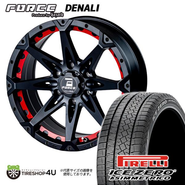 スタッドレスタイヤホイール4本セット FORCE DENALI 16x6.5J 6/139.7 +3...