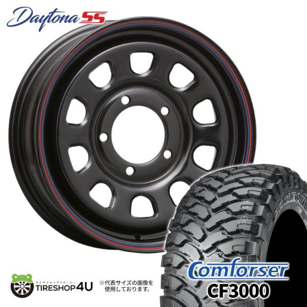 タイヤホイール4本セット DAYTONA SS 15x6.0J 5/139.7 +0 BLACK (...