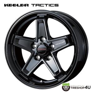 KEELER TACTICS 17x7.5J 5/127 +38 GLOSS BLACKの商品画像