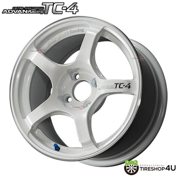 4本購入で送料無料 ADVAN Racing TC-4 17x6.5J 4/100 +40 WMR ...