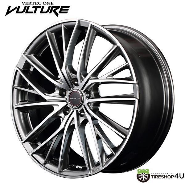 4本購入で送料無料 VERTEC ONE VULTURE 19x8.0J 5/114.3 +38 H...