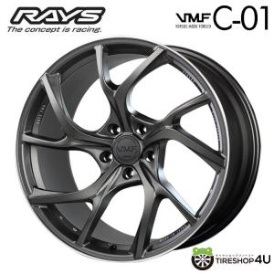 RAYS VMF C-01 20インチ 20x8.5J 5/114.3 +45 MK マットガンブラック/リムエッジDC 新品ホイール1本価格 【代引き不可】｜2tireshop4u