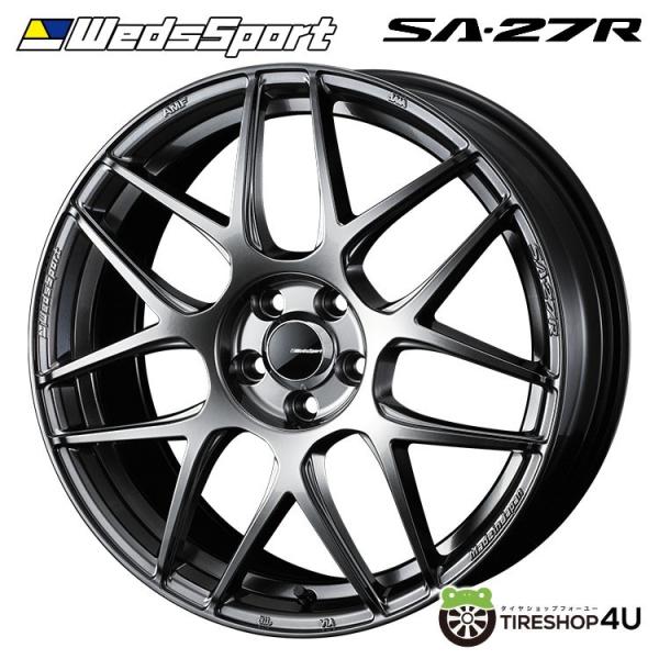 4本購入で送料無料 Weds Sport SA-27R SA27R 17インチ 17x7.0J 5/...