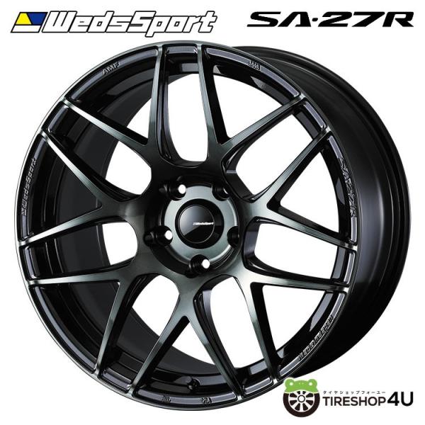 4本購入で送料無料 Weds Sport SA-27R SA27R 17インチ 17x7.0J 5/...