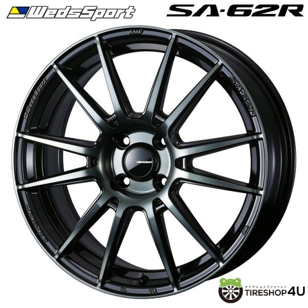 4本購入で送料無料 Weds Sport SA-62R SA62R 15インチ 15x5.0J 4/...