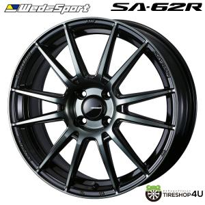 4本購入で送料無料 Weds Sport SA-62R SA62R 16インチ 16x6.5J 4/100 +42 WBC ウォースブラッククリアー 1本価格 【代引き不可】｜TIRE SHOP 4U 2号店