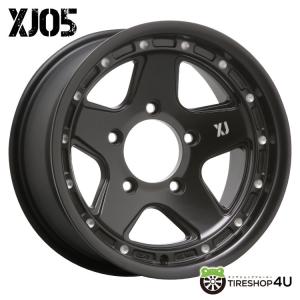 MLJ XTREME-J XJ05 16x8.0J 6/139.7 -8 SBM サテンブラックミルド 新品 