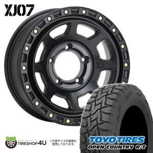 タイヤホイール4本セット XTREME-J XJ07 16x5.5J 5/139.7 +20 SBK TOYO OPEN COUNTRY R/T 215/70R16 100Q｜2tireshop4u