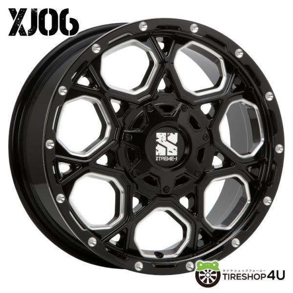 XTREME-J XJ06 17x7.0J 10/100/114.3 +42 GBM グロスブラック...