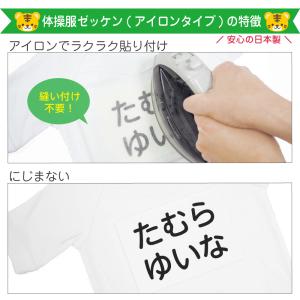 ゼッケン 体操服 運動会 体育 名前 印刷 お...の詳細画像4