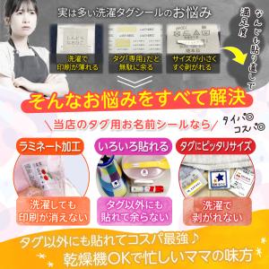 名前シール ノンアイロン アイロン不要 アイロ...の詳細画像3
