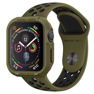 【Spigen】 Apple Watch Series 4 44mm 対応 ケース [ニューカラー] 落下 衝撃 吸収 タフネスデザイン ラギッドアーマー 062CS26015 (オリーブグリーン)の商品画像