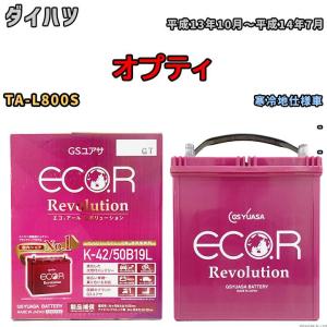 バッテリー GS ユアサ ダイハツ オプティ TA-L800S - ERK4250B19L｜3-link