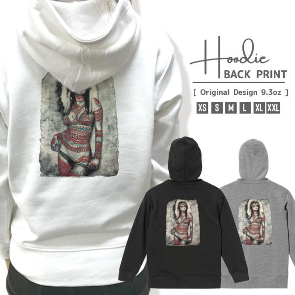 パーカー メンズ レディース スウェット プルオーバー バックプリント おしゃれ NATIVE TR...