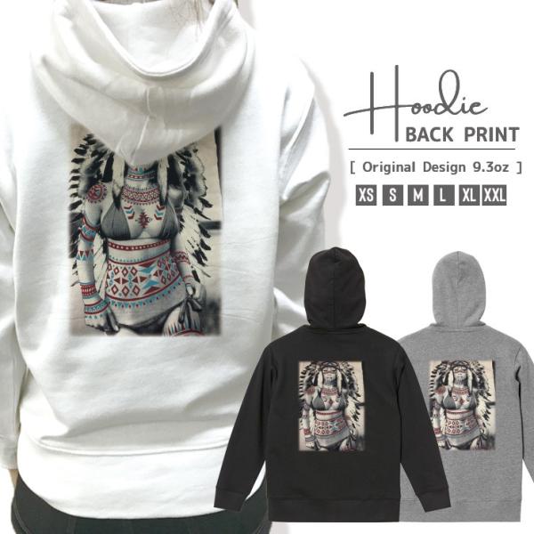 パーカー メンズ レディース スウェット プルオーバー バックプリント おしゃれ BOHO NATI...