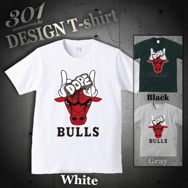 Tシャツ メンズ 半袖 ブランド ユニセックス DOPE ドープ BULLS ブルズ スラング Mi...