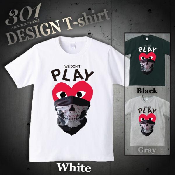 Tシャツ メンズ 半袖 ブランド ユニセックス WE DON'T PLAY Comme des GA...