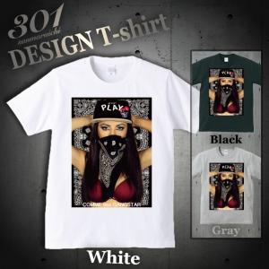 Tシャツ メンズ 半袖 ブランド ユニセックス NO BRAND Tattoo girls