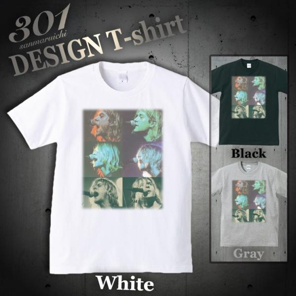 Tシャツ メンズ 半袖 ブランド ユニセックス COBAIN カート・コバーン ロック ニルヴァーナ...